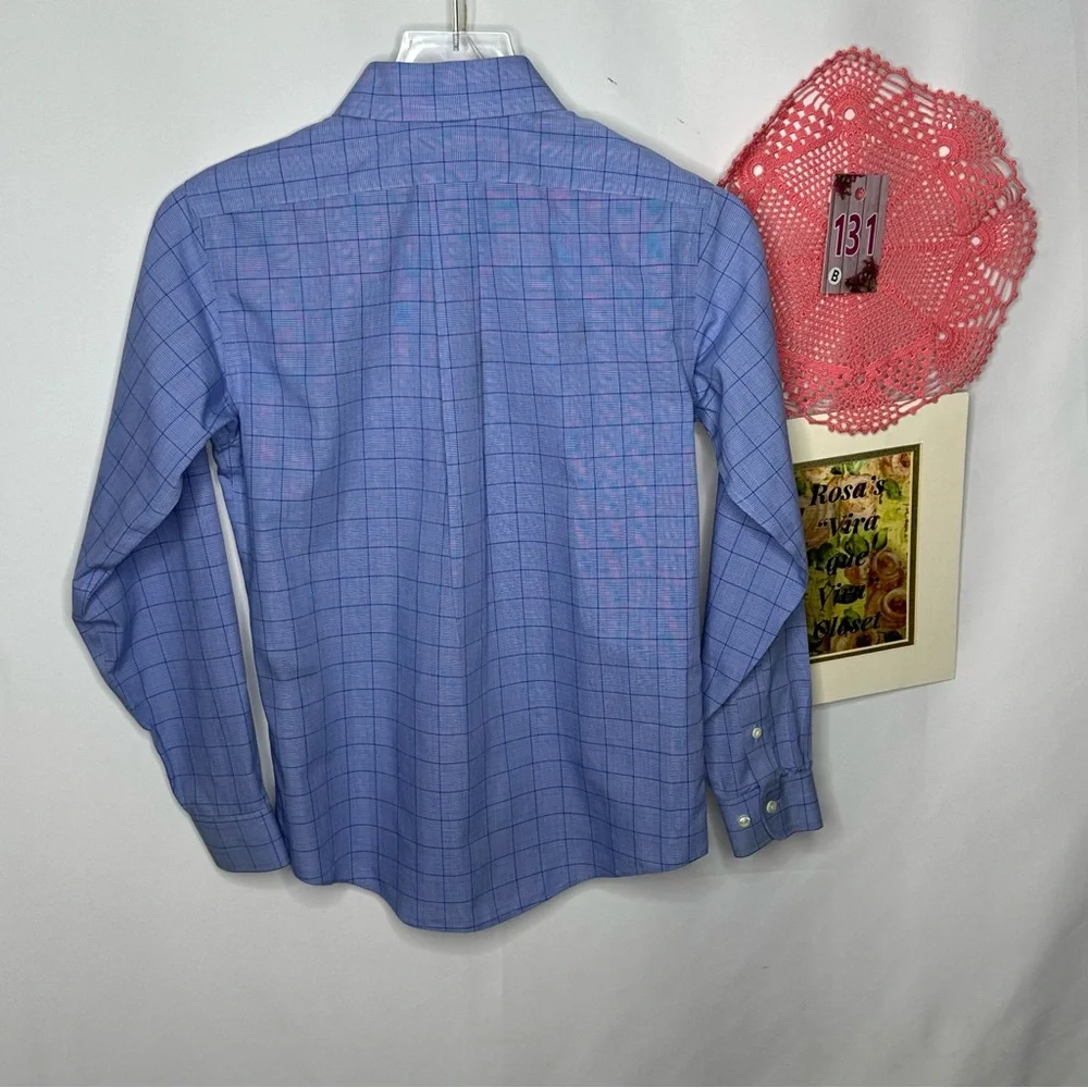 Brooks Brothers Boys NonIron Supima Cotton Broad Plaid Button Down Shirt Size 12 - Picture 4 of 10